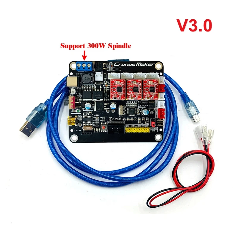 DIY GRBL 3 axis motherboard v3.0 for desktop CNC router drawing laser engraving machine plotter with USB line support 300W spind
DIY GRBL 3 axis motherboard v3.0 for desktop CNC router drawing laser engraving machine plotter with USB line support 300W spind