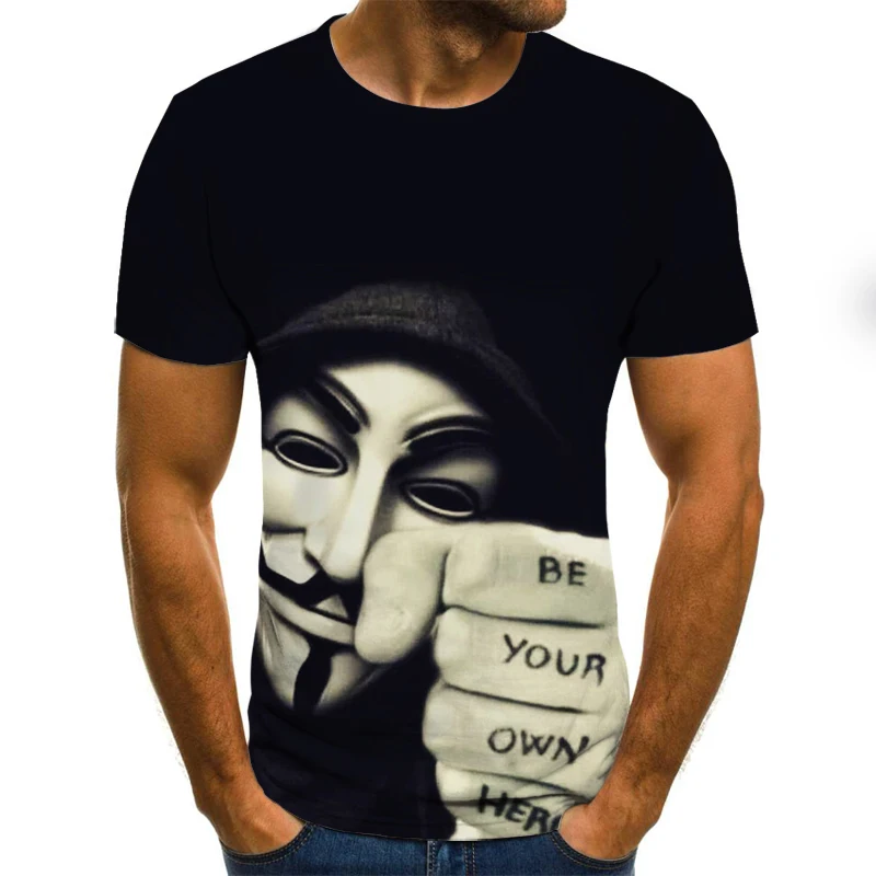 2021 new Men's T-Shirt 3D Print Fadeless Cool Style Clown Face T-Shirt Summer Large Loose Leisure Short Sleeve for Men and Women
2021 new Men's T-Shirt 3D Print Fadeless Cool Style Clown Face T-Shirt Summer Large Loose Leisure Short Sleeve for Men and Women