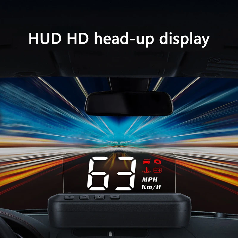 1PCS Universal OBD HUD Head-up Display Car Speed Projector Auto Speedometer KMH/MPH Compatiable with All Cars, Truck Vehicle
1PCS Universal OBD HUD Head-up Display Car Speed Projector Auto Speedometer KMH/MPH Compatiable with All Cars, Truck Vehicle