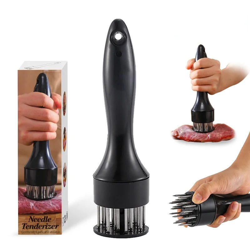 Stainless Steel Loose Meat Needle Kitchen Tool Press Type Beef Steak Tenderizer Broken Tendon Beef Steak Needle
Stainless Steel Loose Meat Needle Kitchen Tool Press Type Beef Steak Tenderizer Broken Tendon Beef Steak Needle