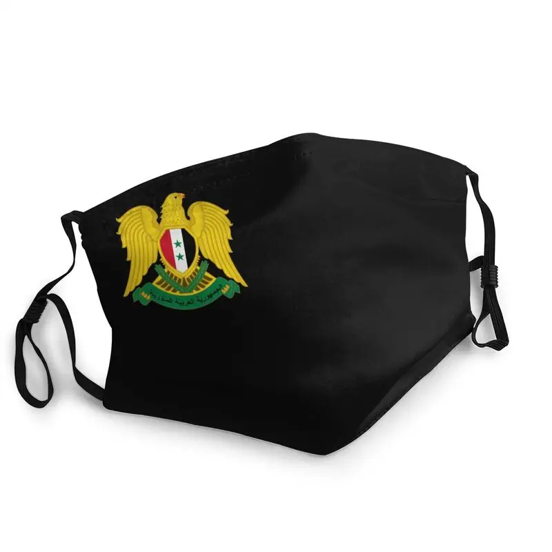 Syria Coat Of Arms Mouth Face Mask Adult Anti Dust Syrian Flag Mask Protection Cover Non-Disposable Respirator Muffle
Syria Coat Of Arms Mouth Face Mask Adult Anti Dust Syrian Flag Mask Protection Cover Non-Disposable Respirator Muffle