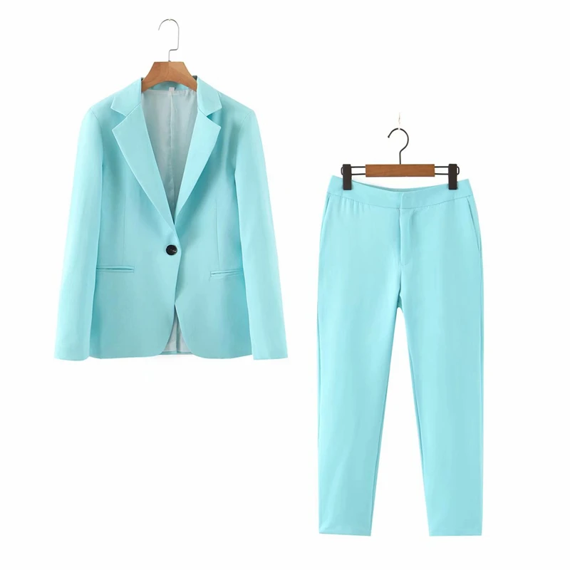 Women Solid Office Lady Pants Suits Two-pieces Sets Summer Single Button Blazers and Pants Female Casual Elegant 2 piece set
Women Solid Office Lady Pants Suits Two-pieces Sets Summer Single Button Blazers and Pants Female Casual Elegant 2 piece set