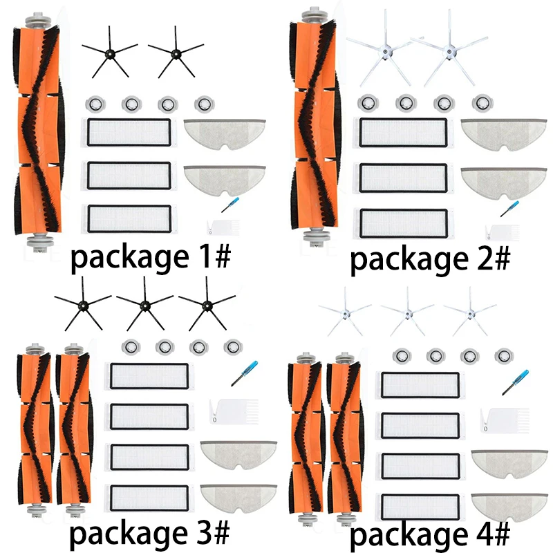 14/17PCS Roller Brush Filter Kit For Xiaomi Roborock S50 S6 S60 S65 S55 S5 MAX 1S Xiaowa E25 Vacuum Cleaner Water Cores Mop Etc.
14/17PCS Roller Brush Filter Kit For Xiaomi Roborock S50 S6 S60 S65 S55 S5 MAX 1S Xiaowa E25 Vacuum Cleaner Water Cores Mop Etc.