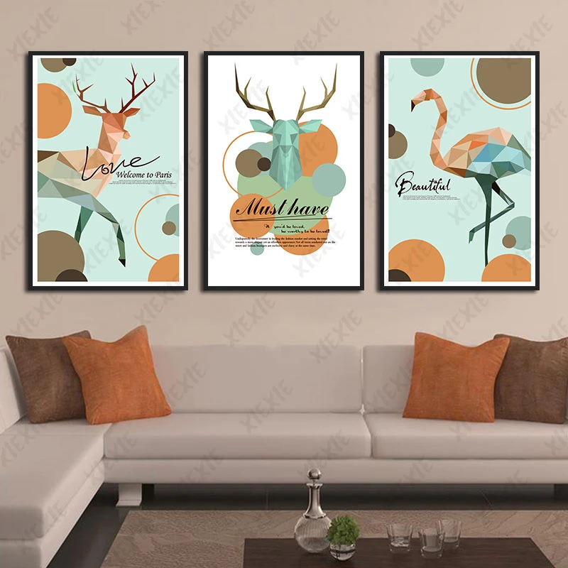 Colorful Animals Elk and Flamingo Beautiful Graphics Wall Art Posters and Prints Canvas Painting Living Room Bedroom Decoration
Colorful Animals Elk and Flamingo Beautiful Graphics Wall Art Posters and Prints Canvas Painting Living Room Bedroom Decoration