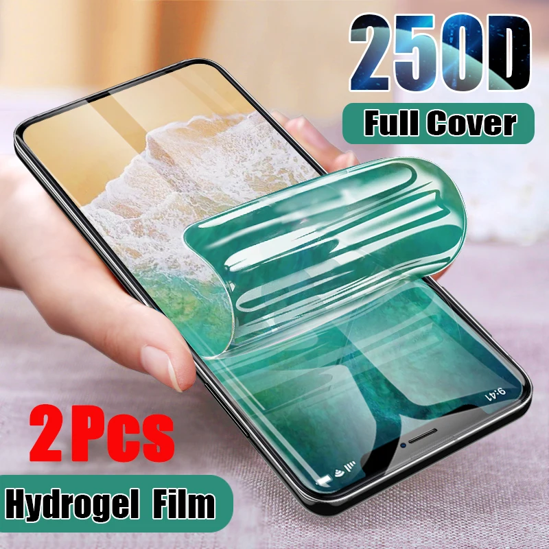 2Pcs Cover Hydrogel Film For iPhone 13 12 11 Pro Max SE 2020 Screen Protector Film For iPhone XR X 7 8 Plus XS Max Not Glass
2Pcs Cover Hydrogel Film For iPhone 13 12 11 Pro Max SE 2020 Screen Protector Film For iPhone XR X 7 8 Plus XS Max Not Glass