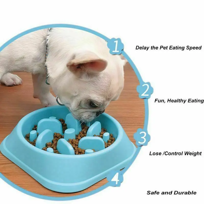 KIMI Anti-Choke Pet Dog Bowl Slow Feeder Plastic Medium Dog Bowls Blue Green Pink Anti Slip dish for Puppy cat
KIMI Anti-Choke Pet Dog Bowl Slow Feeder Plastic Medium Dog Bowls Blue Green Pink Anti Slip dish for Puppy cat