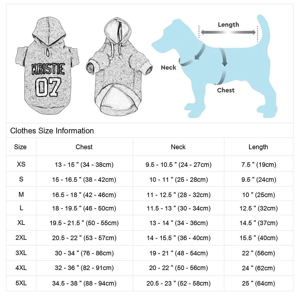 Pet Clothes Dog Hoodie Custom French Bulldog Puppy Coat Sweatshirt Cotton Winter Cat Clothing For Small Large Chihuahua
Pet Clothes Dog Hoodie Custom French Bulldog Puppy Coat Sweatshirt Cotton Winter Cat Clothing For Small Large Chihuahua