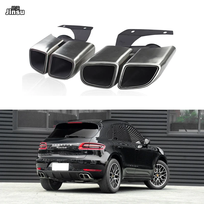 stainless steel Tail Exhaust Tips Muffler Pipe For Porsche Macan 2014 - 2017 Macan s turbo Stainless Steel mufflers 2pcs
stainless steel Tail Exhaust Tips Muffler Pipe For Porsche Macan 2014 - 2017 Macan s turbo Stainless Steel mufflers 2pcs