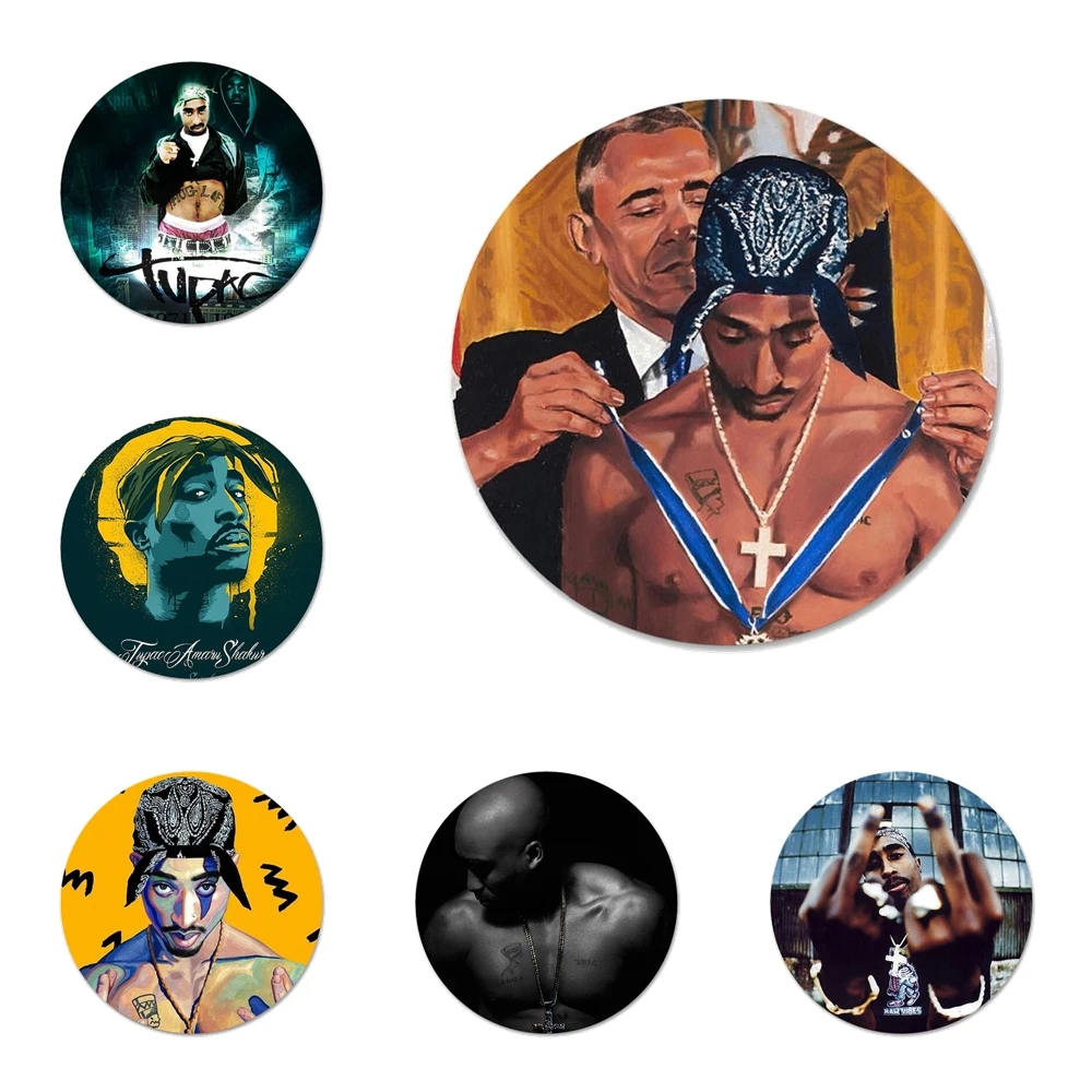 2Pac для телефона с изображением Тупака Шакура значок на булавке значок декоративные Броши Металлические Значки для одежды рюкзак украшение ... 
2Pac для телефона с изображением Тупака Шакура значок на булавке значок декоративные Броши Металлические Значки для одежды рюкзак украшение ...