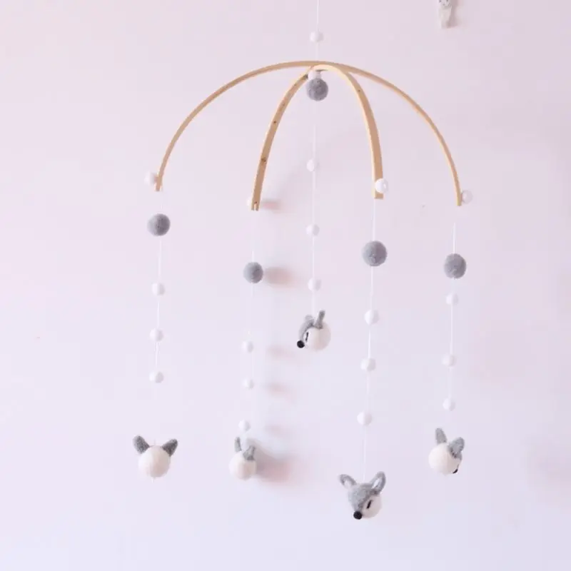 Baby Wool Balls Mobile Rattles Bed Bell Wind Chimes Toys Kids Room Hanging Decor
Baby Wool Balls Mobile Rattles Bed Bell Wind Chimes Toys Kids Room Hanging Decor