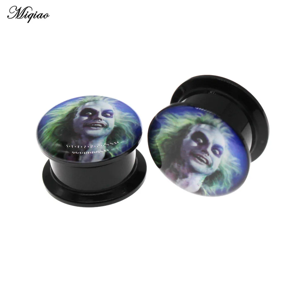 Miqiao 2pcs Fashion New Horror Expression Acrylic Ear Expander 6mm-25mm Double Horn Screw Expander Piercing Jewelry
Miqiao 2pcs Fashion New Horror Expression Acrylic Ear Expander 6mm-25mm Double Horn Screw Expander Piercing Jewelry