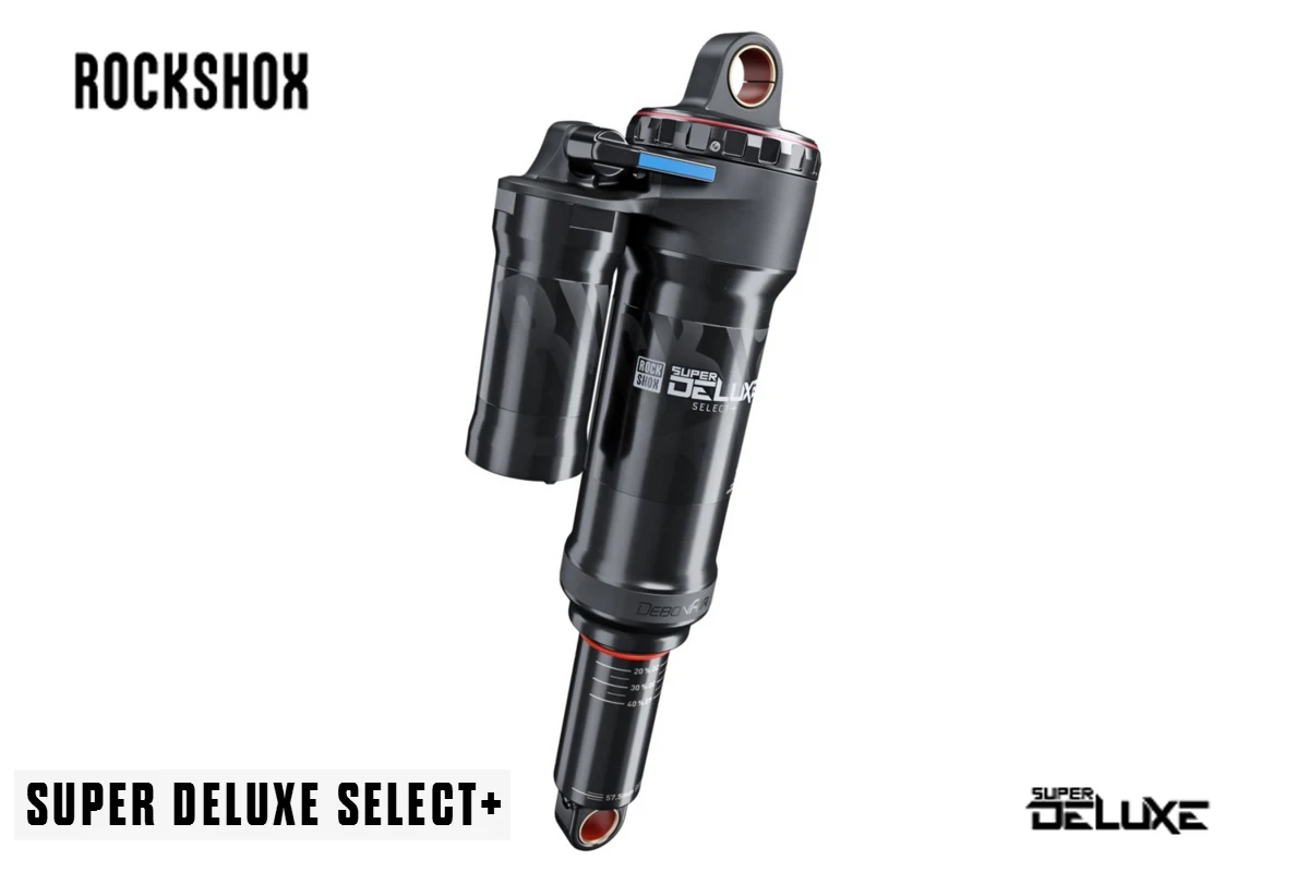 ROCKSHOX rear Shock SUPER DELUXE SELECT + Новая графика, рычаг легкого доступа для интуитивного перехода из открытых/пороговых позиций
ROCKSHOX rear Shock SUPER DELUXE SELECT + Новая графика, рычаг легкого доступа для интуитивного перехода из открытых/пороговых позиций