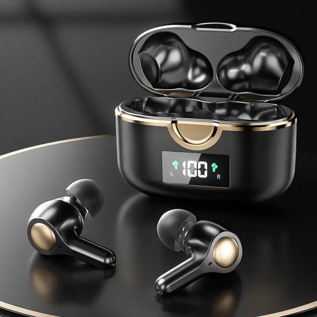 Earbuds Wireless 5.1 In-Ear Wireless Touch Earphone Bass Stereo HiFi Music Volume Control 4 Microphones Headset For Phone
Earbuds Wireless 5.1 In-Ear Wireless Touch Earphone Bass Stereo HiFi Music Volume Control 4 Microphones Headset For Phone