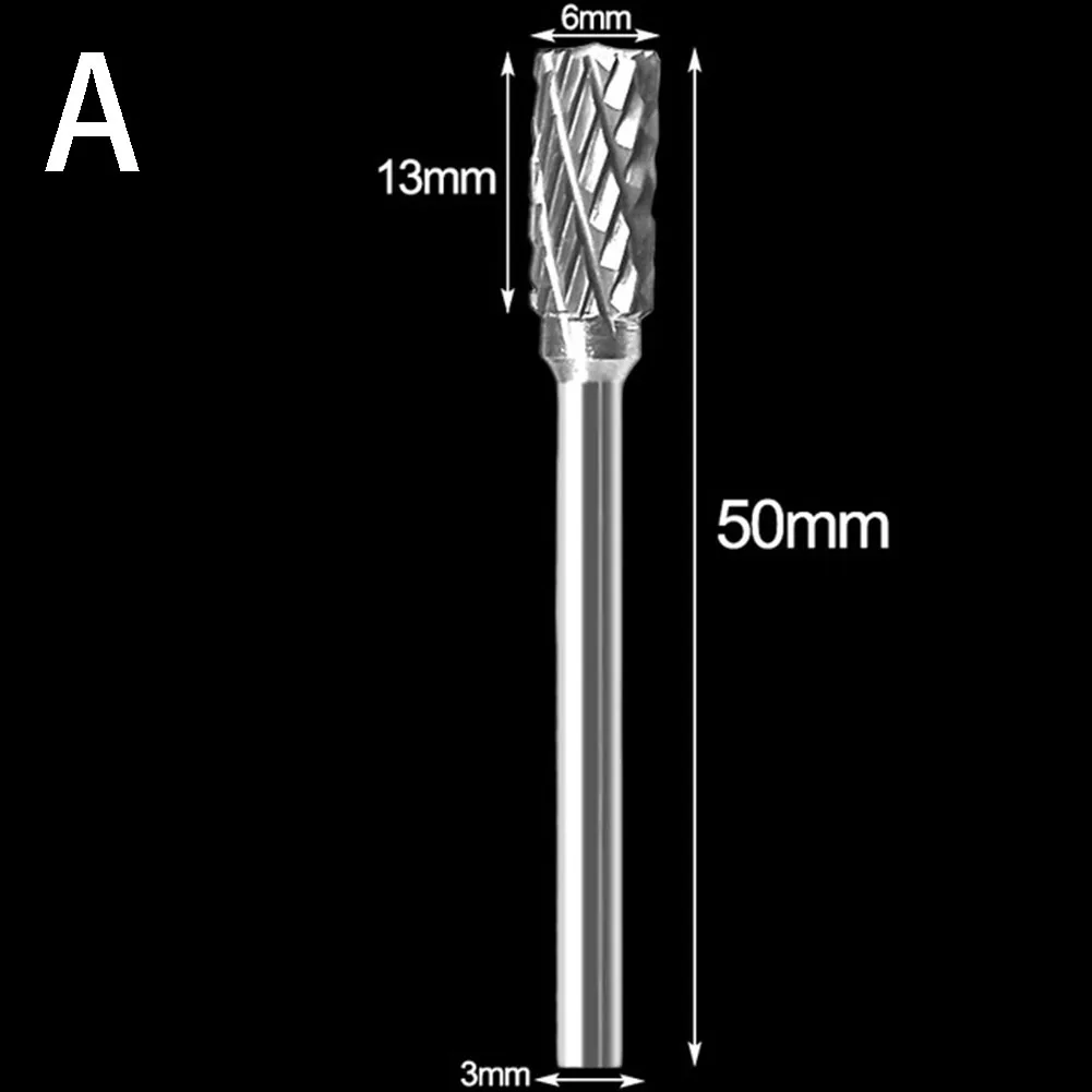For metalwork Burrs Woodworkers 1/8" Shank 3mm Shank Carving Bit Deburring Die Grinder Double Cut Rotary Drill
For metalwork Burrs Woodworkers 1/8" Shank 3mm Shank Carving Bit Deburring Die Grinder Double Cut Rotary Drill