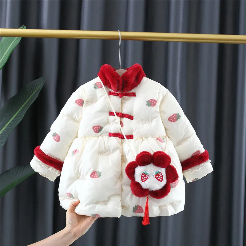 Winter Baby Coat Lovely Toddler Thicken Cotton-Padded Jackets Newborn Long Sleeve Kids Clothes Girls Parka Casual Warm Outerwear
Winter Baby Coat Lovely Toddler Thicken Cotton-Padded Jackets Newborn Long Sleeve Kids Clothes Girls Parka Casual Warm Outerwear