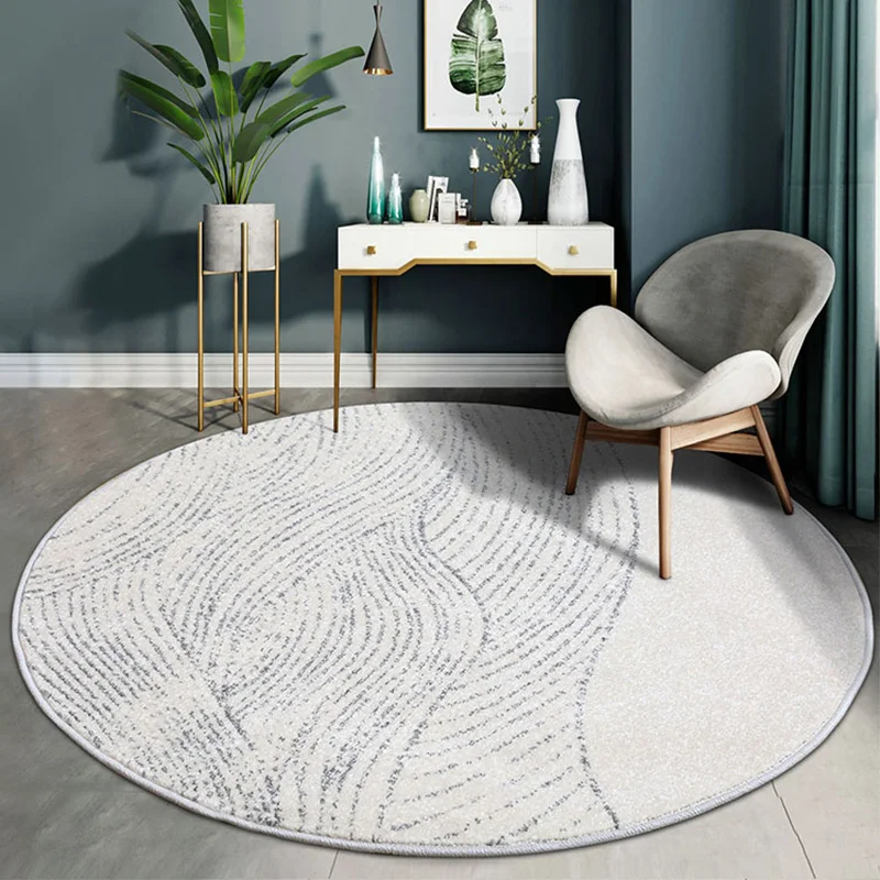 Nordic 3D Line Round Carpets For Living Room Home Round Rug For Bedroom Decoration Soft Modern Carpet Room Tent Kids Rugs Area
Nordic 3D Line Round Carpets For Living Room Home Round Rug For Bedroom Decoration Soft Modern Carpet Room Tent Kids Rugs Area