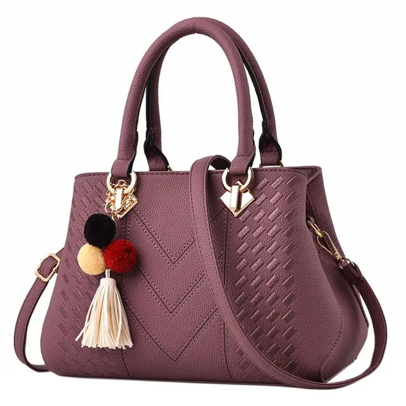 Women Handbag PU Leather Ladies Tote Crossbody Cute Tassel Pendant Shoulder Bag Purse Satchel
Women Handbag PU Leather Ladies Tote Crossbody Cute Tassel Pendant Shoulder Bag Purse Satchel