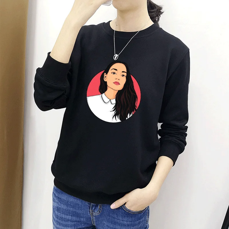 Casual Cartoon Girl Print Women Autumn Thin Long Sleeve Plus Size Kawaii Sweatshirt Fashion Hoodies O-Neck Loose Pullover Tops
Casual Cartoon Girl Print Women Autumn Thin Long Sleeve Plus Size Kawaii Sweatshirt Fashion Hoodies O-Neck Loose Pullover Tops