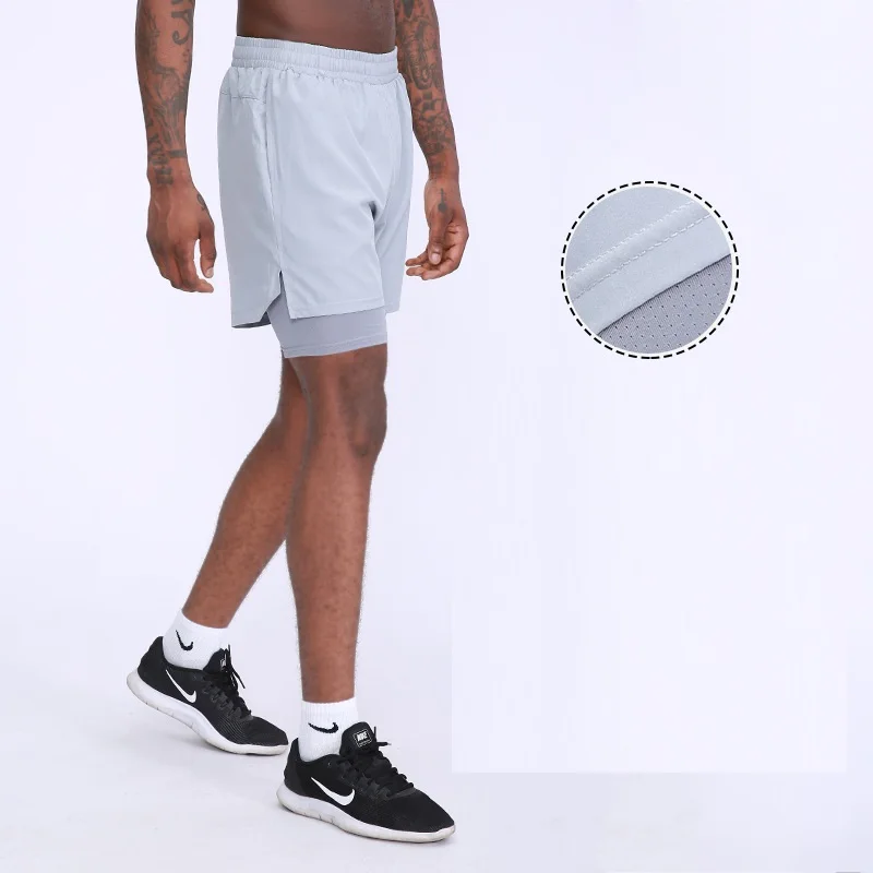 Summer Fitness Sports Shorts Double-layer Quick-drying Training Basketball Casual Five-point Sport Running Men Short Pants
Summer Fitness Sports Shorts Double-layer Quick-drying Training Basketball Casual Five-point Sport Running Men Short Pants