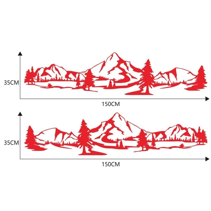 New car stickers Waterproof 150cm Tree Mountain Car Decor PET Sticker Auto Decal For SUV RV Camper Offroad Auto Fashion Decal
New car stickers Waterproof 150cm Tree Mountain Car Decor PET Sticker Auto Decal For SUV RV Camper Offroad Auto Fashion Decal