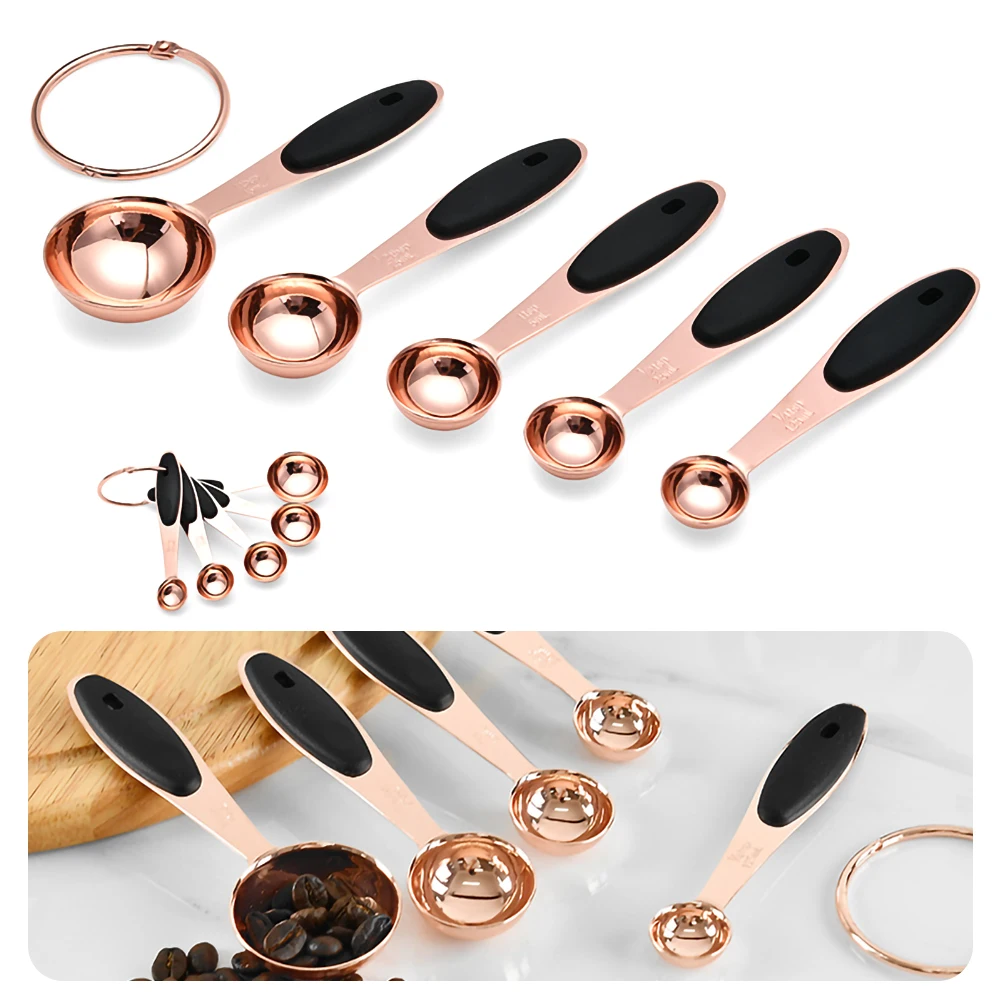 Stainless Steel Integrated Measuring Spoon for Drying and Liquid Ingredients Cooking and Baking Measuring Instruments DIY Set
Stainless Steel Integrated Measuring Spoon for Drying and Liquid Ingredients Cooking and Baking Measuring Instruments DIY Set