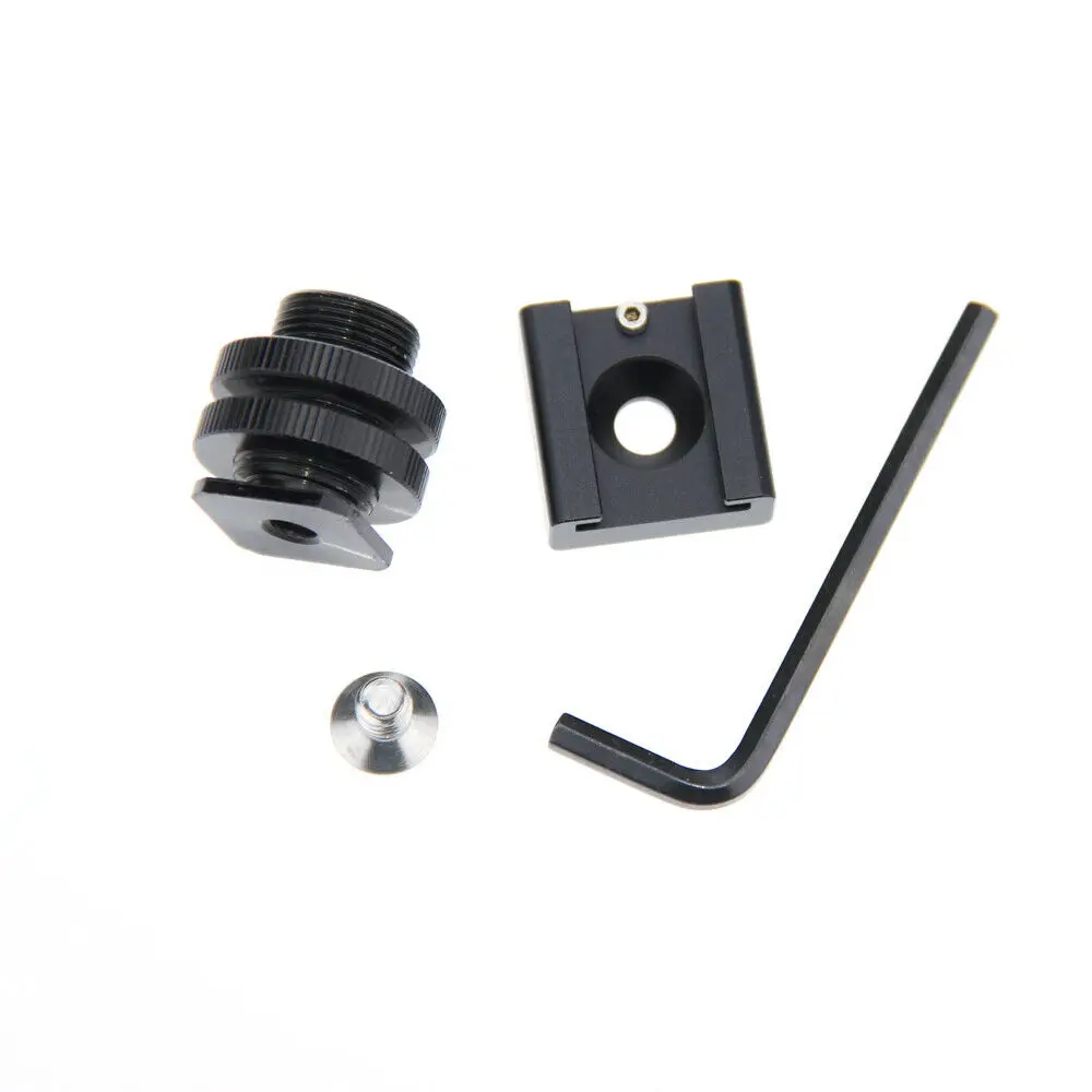 Новинка крепление для горячего и холодного башмака 1/4 дюйма с резьбовым адаптером 5/8 дюйма-27 для микрофона
Новинка крепление для горячего и холодного башмака 1/4 дюйма с резьбовым адаптером 5/8 дюйма-27 для микрофона