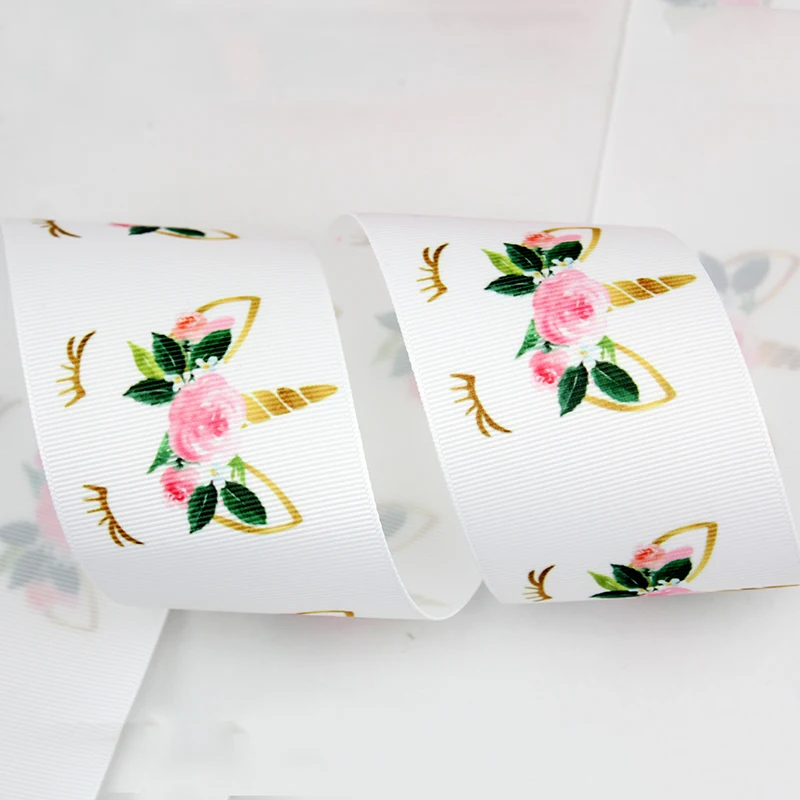 Cartoon unicorn printed grosgrain ribbon 16-75mm DIY handmade materials hair accessories wedding gift wrap tape ribbons
Cartoon unicorn printed grosgrain ribbon 16-75mm DIY handmade materials hair accessories wedding gift wrap tape ribbons