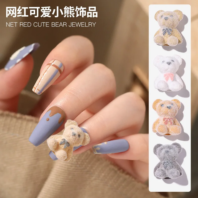 5Pcs Nail Art Charms 3D Cute Bear Stones For Nails DIY Cartoon 3D Glitter Decals For Nail Accessories Manicure Polish Gems
5Pcs Nail Art Charms 3D Cute Bear Stones For Nails DIY Cartoon 3D Glitter Decals For Nail Accessories Manicure Polish Gems