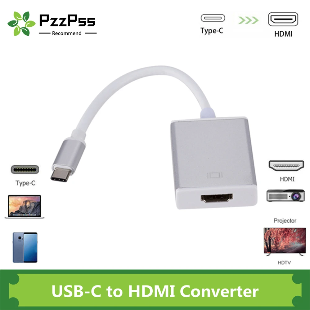 PzzPss USB C TO HDMI-C Adapter Cable Usb 3.1 Thunderbolt 3 To HD Iphone Usb-c To HD Switch Cable Converter for Type C Device
PzzPss USB C TO HDMI-C Adapter Cable Usb 3.1 Thunderbolt 3 To HD Iphone Usb-c To HD Switch Cable Converter for Type C Device
