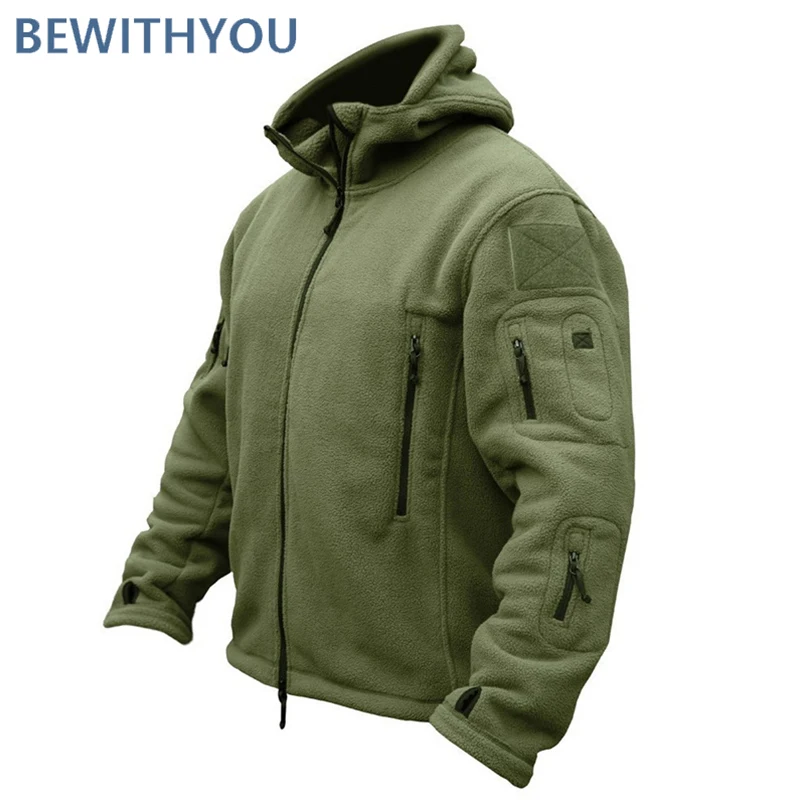 Winter Outdoor Fleece Jacket Men Hooded Windproof Zipper Coat Hiking Solid Running Sports Coats Man Multipocket
Winter Outdoor Fleece Jacket Men Hooded Windproof Zipper Coat Hiking Solid Running Sports Coats Man Multipocket