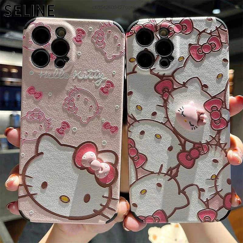 Sanrio Pink Hello Kitty Cell Mobile Phone Case For iPhone 12 11 Pro Max XS X XR SE 2020 Back Soft Cover Cases Y2k Girls Women
Sanrio Pink Hello Kitty Cell Mobile Phone Case For iPhone 12 11 Pro Max XS X XR SE 2020 Back Soft Cover Cases Y2k Girls Women