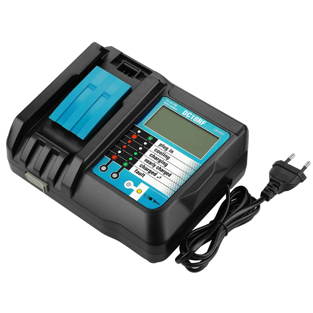 original 18V18Ah Battery 18000mah Li-Ion Battery Replacement Power Battery for MAKITA BL1880 BL1860 BL1830battery+4A Charger
original 18V18Ah Battery 18000mah Li-Ion Battery Replacement Power Battery for MAKITA BL1880 BL1860 BL1830battery+4A Charger
