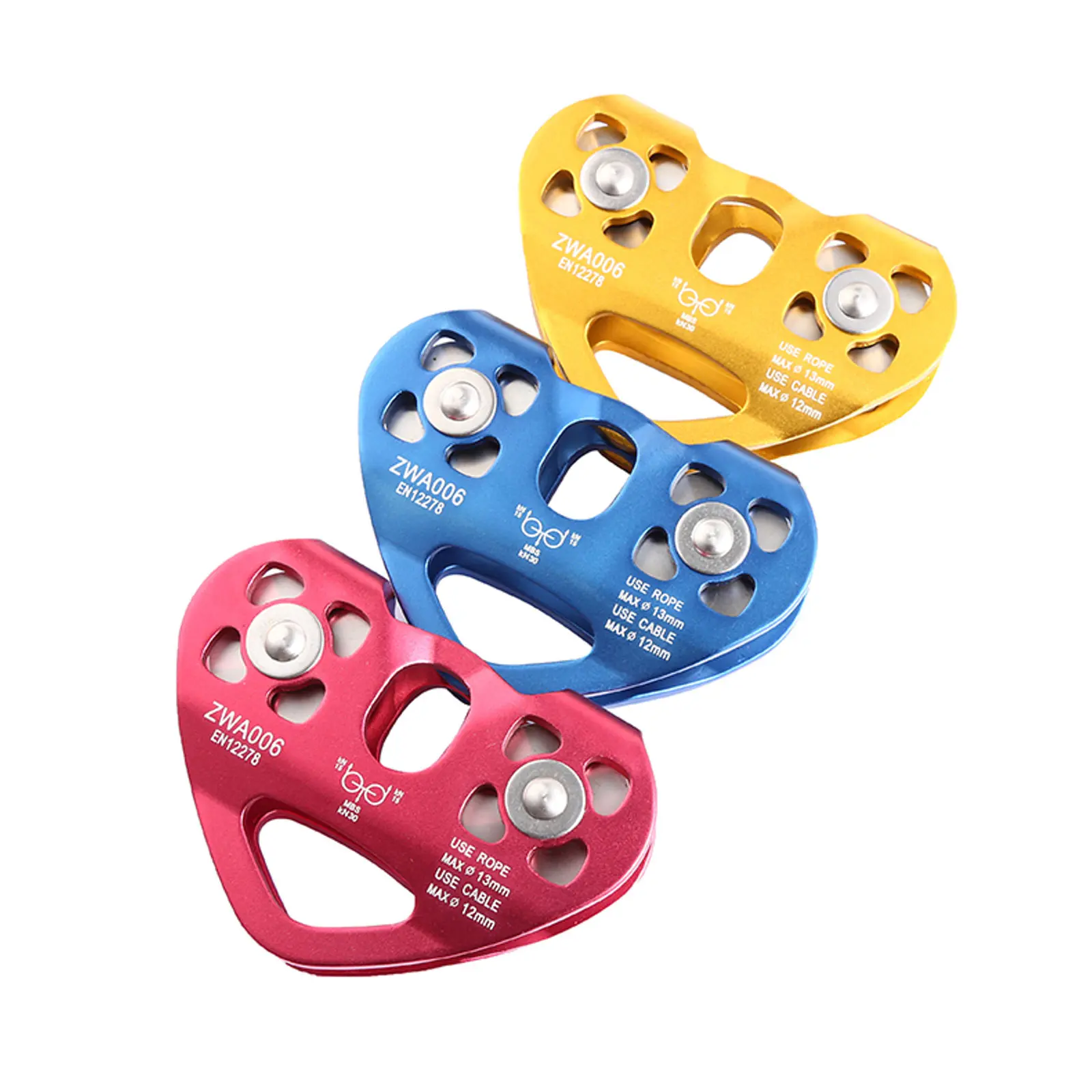 Cable Trolley Pulley With Ball Bearing Outdoor Rock Ice Climbing Accessories Caving Rescue Aluminum Alloy Pulley
Cable Trolley Pulley With Ball Bearing Outdoor Rock Ice Climbing Accessories Caving Rescue Aluminum Alloy Pulley