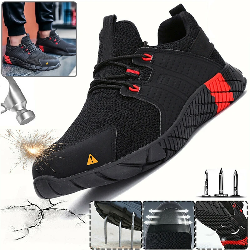 Men Safety Boots Steel Toe Cap Work Shoes Hiking Anti-puncture Sport Outdoor A66
Men Safety Boots Steel Toe Cap Work Shoes Hiking Anti-puncture Sport Outdoor A66