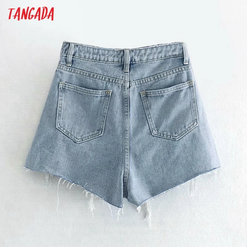 Tangada Women Tassel Ripped Denim Shorts Side Zipper Pockets Female Retro Basic Casual Shorts Pantalones 4M196
Tangada Women Tassel Ripped Denim Shorts Side Zipper Pockets Female Retro Basic Casual Shorts Pantalones 4M196