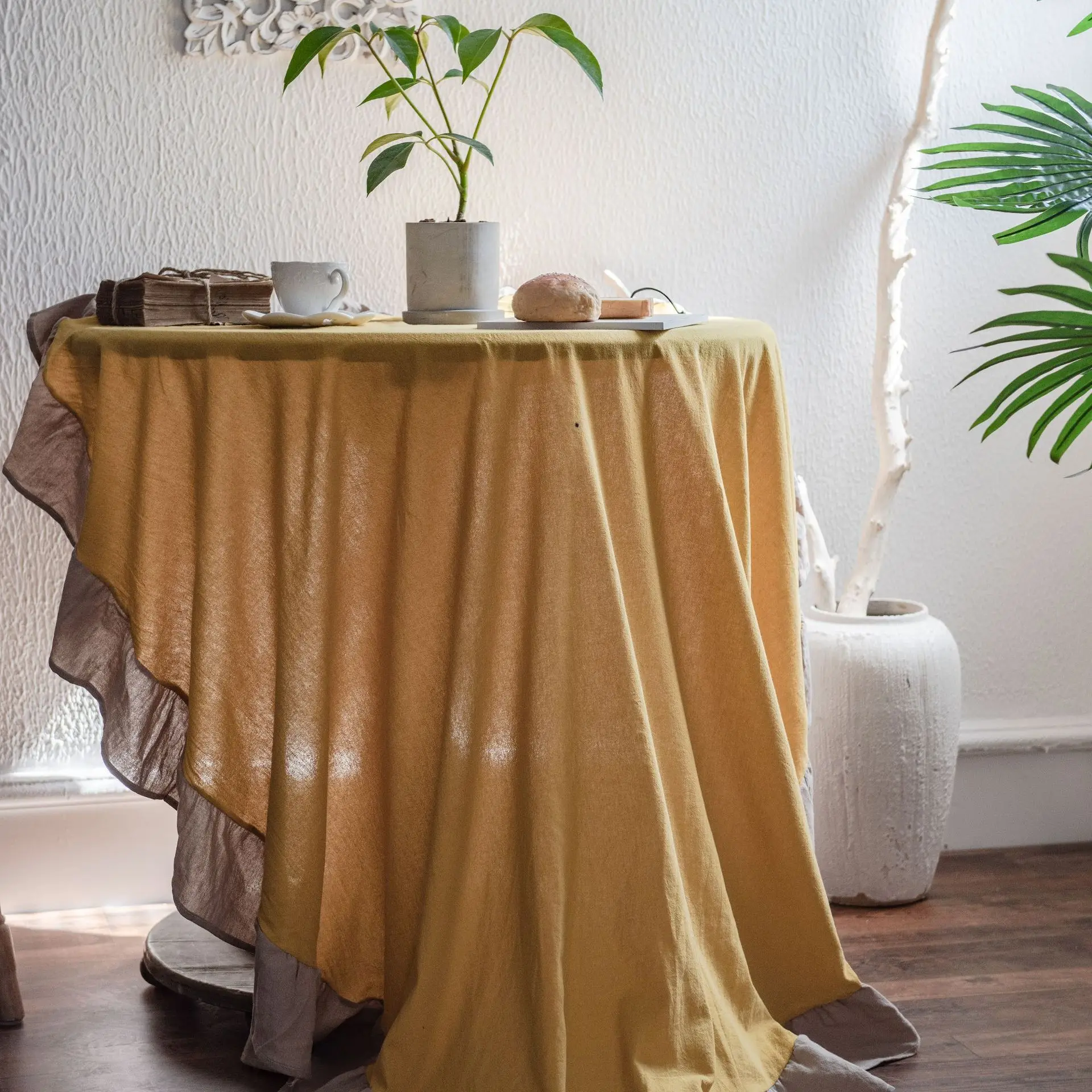 100% хлопок скатерти для круглых столов чехол японский в виде листка лотоса Свадебная вечеринка Обычная Скатерть для кофейного чайный столик... 
100% хлопок скатерти для круглых столов чехол японский в виде листка лотоса Свадебная вечеринка Обычная Скатерть для кофейного чайный столик...