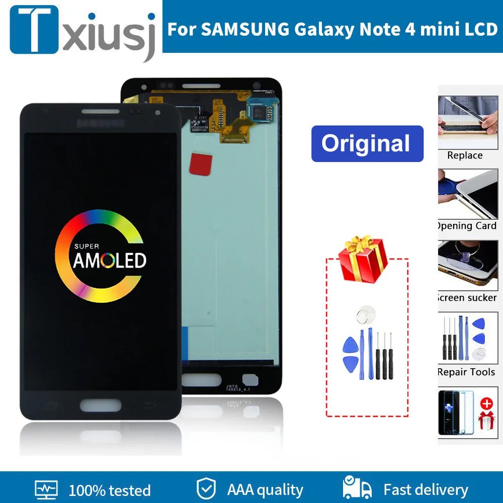 4.7"Original AMOLED LCD For Samsung GALAXY Alpha SM-G850F G850F G850M NOTE 4 MINI LCD DisplayTouch Screen Digitizer Assembly
4.7"Original AMOLED LCD For Samsung GALAXY Alpha SM-G850F G850F G850M NOTE 4 MINI LCD DisplayTouch Screen Digitizer Assembly