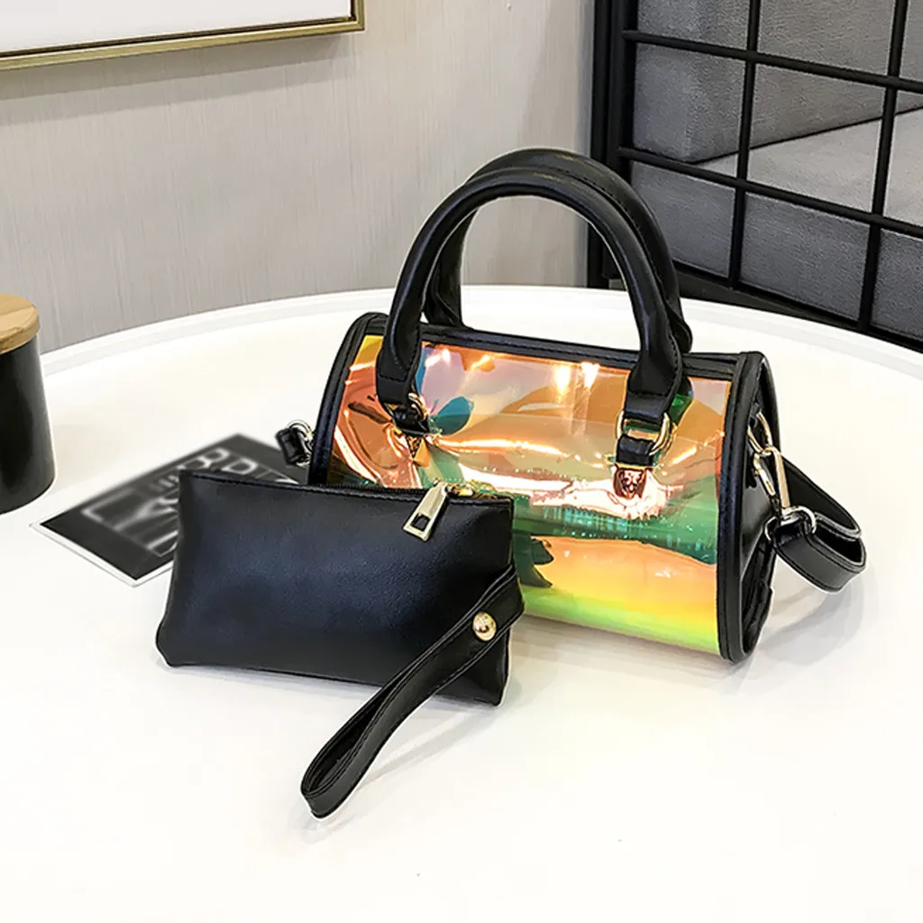 Fashion Transparent Jelly Handbags Bags for Women 2020 Luxury Crossbody Shoulder Bag+Clutch Bag Ladies Bolsos Sac Torebka Damska
Fashion Transparent Jelly Handbags Bags for Women 2020 Luxury Crossbody Shoulder Bag+Clutch Bag Ladies Bolsos Sac Torebka Damska