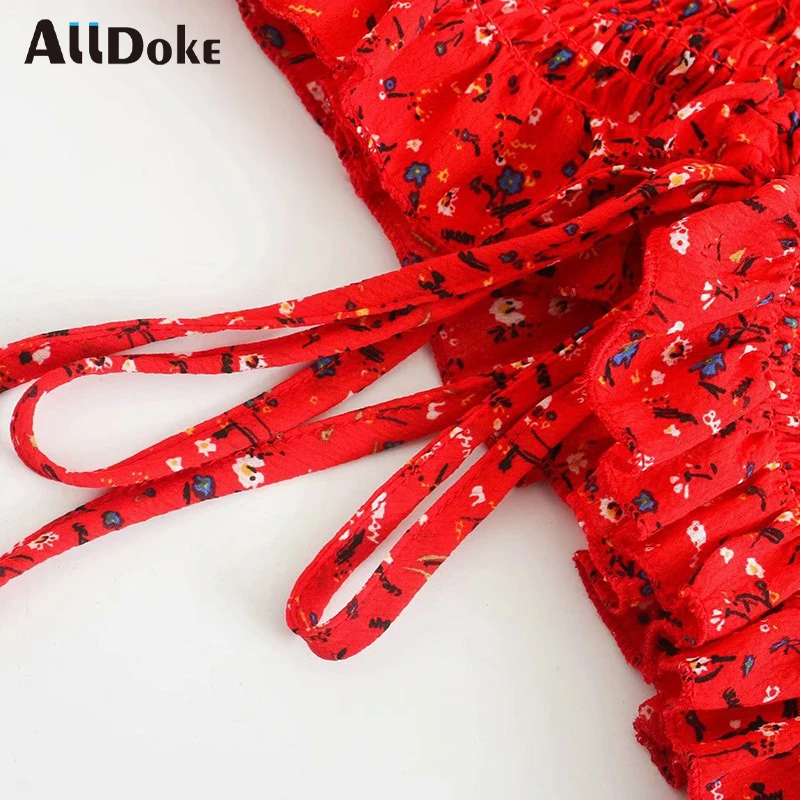 ALLDOKE boho floral print blouse women summer square collar puff sleeve lace up crop tops shirt vintage ladies blouses blusas
ALLDOKE boho floral print blouse women summer square collar puff sleeve lace up crop tops shirt vintage ladies blouses blusas