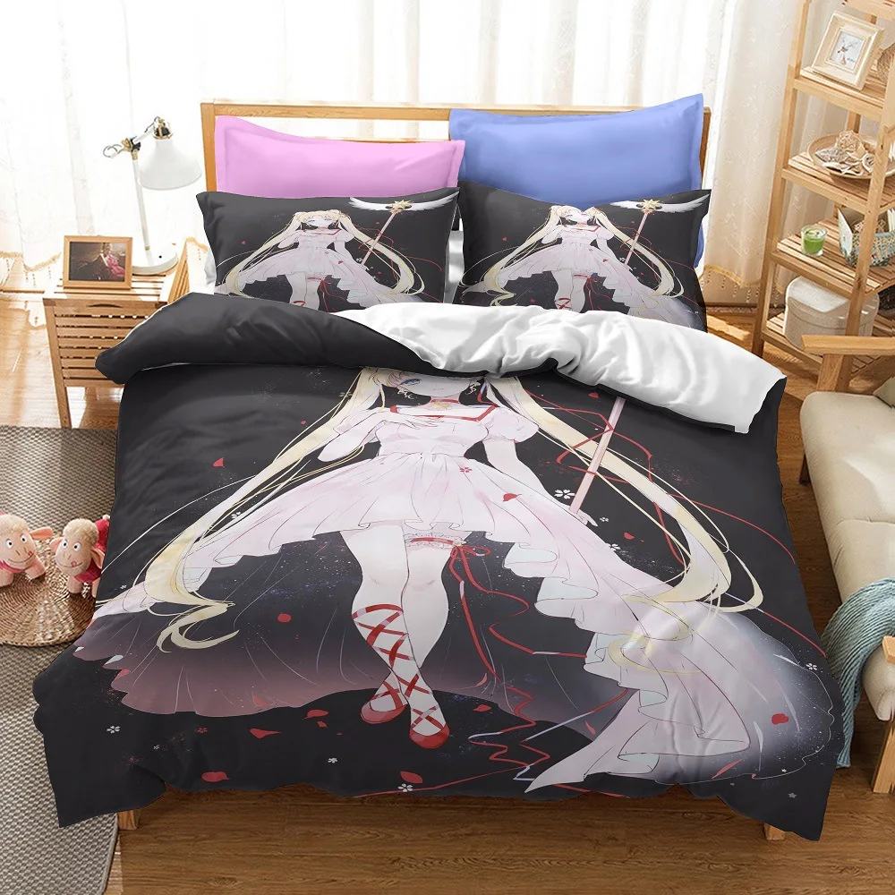 Sailor Moon Bedding Set For Girls Simple Fashionable Duvet Cover Rabbit King Full Twin Single Soft Queen duvet cover set 
Sailor Moon Bedding Set For Girls Simple Fashionable Duvet Cover Rabbit King Full Twin Single Soft Queen duvet cover set
