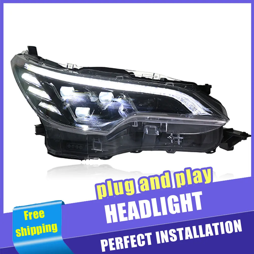 2PCS Car Style LED headlight for Toyota Fortuner 16-20 for Fortuner headlamp LED DRL Lens Double Beam H7 HID Xenon bi xenon lens
2PCS Car Style LED headlight for Toyota Fortuner 16-20 for Fortuner headlamp LED DRL Lens Double Beam H7 HID Xenon bi xenon lens