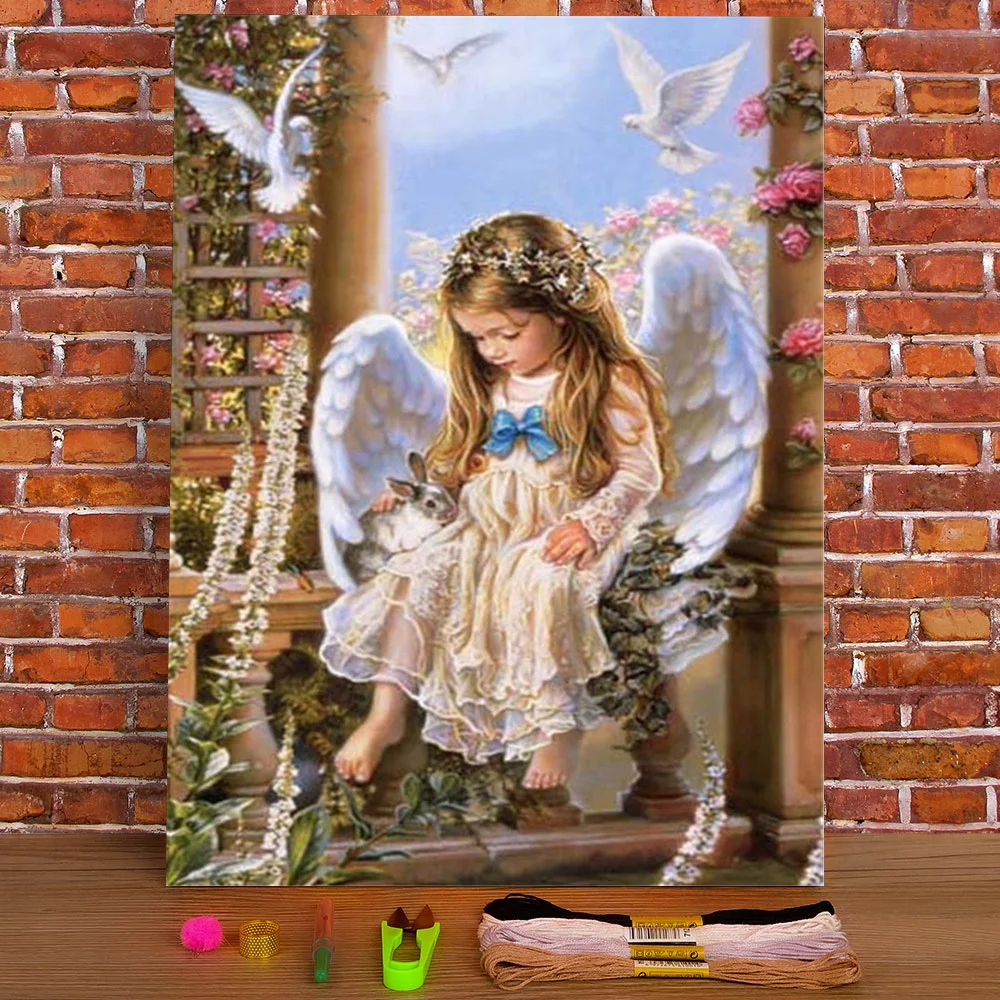 Angel Girl Landscape Printed 11CT Cross Stitch DIY Embroidery Kit DMC Threads Handmade Craft Handicraft Hobby Design Package
Angel Girl Landscape Printed 11CT Cross Stitch DIY Embroidery Kit DMC Threads Handmade Craft Handicraft Hobby Design Package