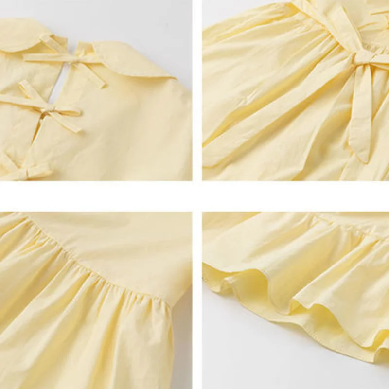 Dresses Women Peter Pan Collar New Loose Casual Bandage Loose Preppy Student Cute Girls Yellow Harajuku Sweet Female Dress
Dresses Women Peter Pan Collar New Loose Casual Bandage Loose Preppy Student Cute Girls Yellow Harajuku Sweet Female Dress