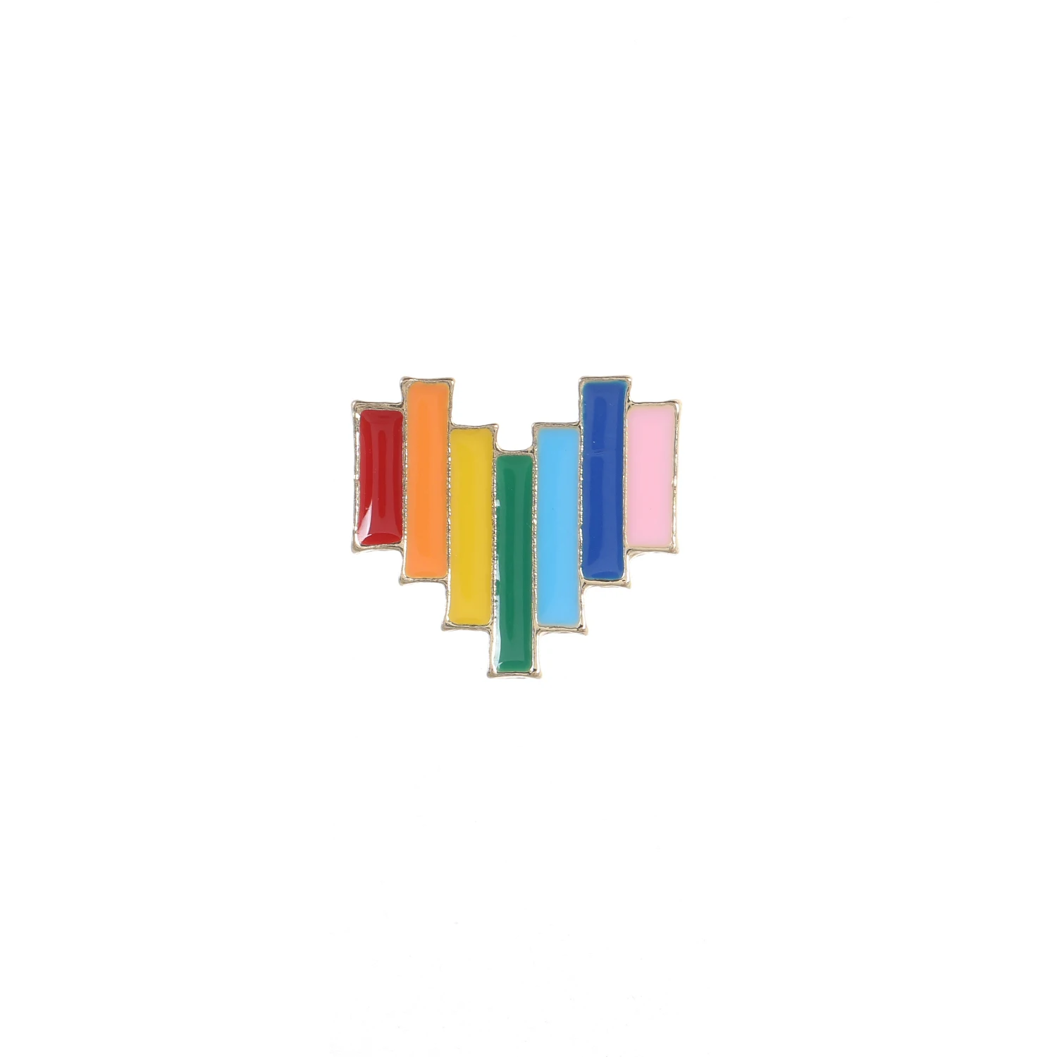 2021 New Romantic Colorful Rainbow Enamel Brooches Clothes Shirt Lapel Badge Pins Jewelry
2021 New Romantic Colorful Rainbow Enamel Brooches Clothes Shirt Lapel Badge Pins Jewelry