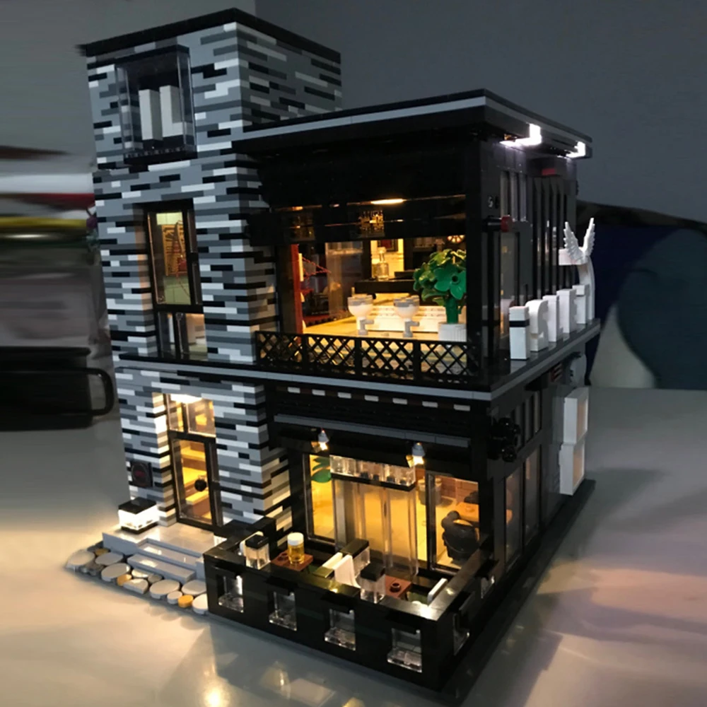 Ideas creatoring Expert Street View Pub Club Bar 3980PCS Moc Modular Brick Model Building Blocks Parisian Restaurant Cafe Corner
Ideas creatoring Expert Street View Pub Club Bar 3980PCS Moc Modular Brick Model Building Blocks Parisian Restaurant Cafe Corner