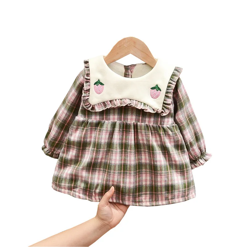 Girls Dress Autumn Winter New Kids Clothing Children Plaid Long-Sleeved Cute Princess Dress Pretty Girl Dress Party Baby Clothes
Girls Dress Autumn Winter New Kids Clothing Children Plaid Long-Sleeved Cute Princess Dress Pretty Girl Dress Party Baby Clothes