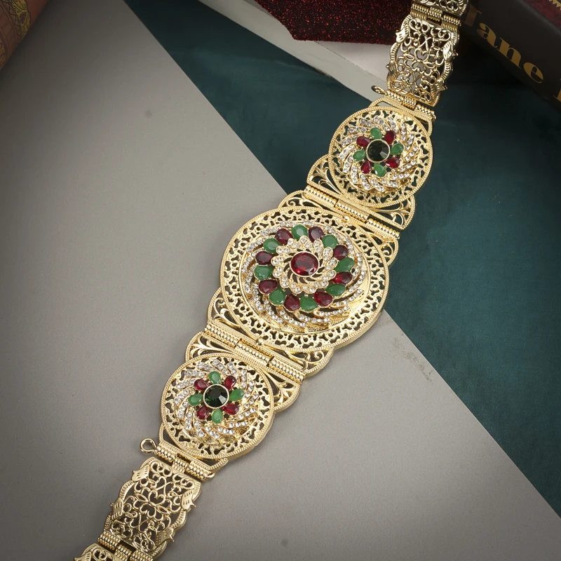 Morocco Dubai women's abaya metal belt gold rhinestone belt buckle long chain belt Arab fashion wedding jewelry
Morocco Dubai women's abaya metal belt gold rhinestone belt buckle long chain belt Arab fashion wedding jewelry