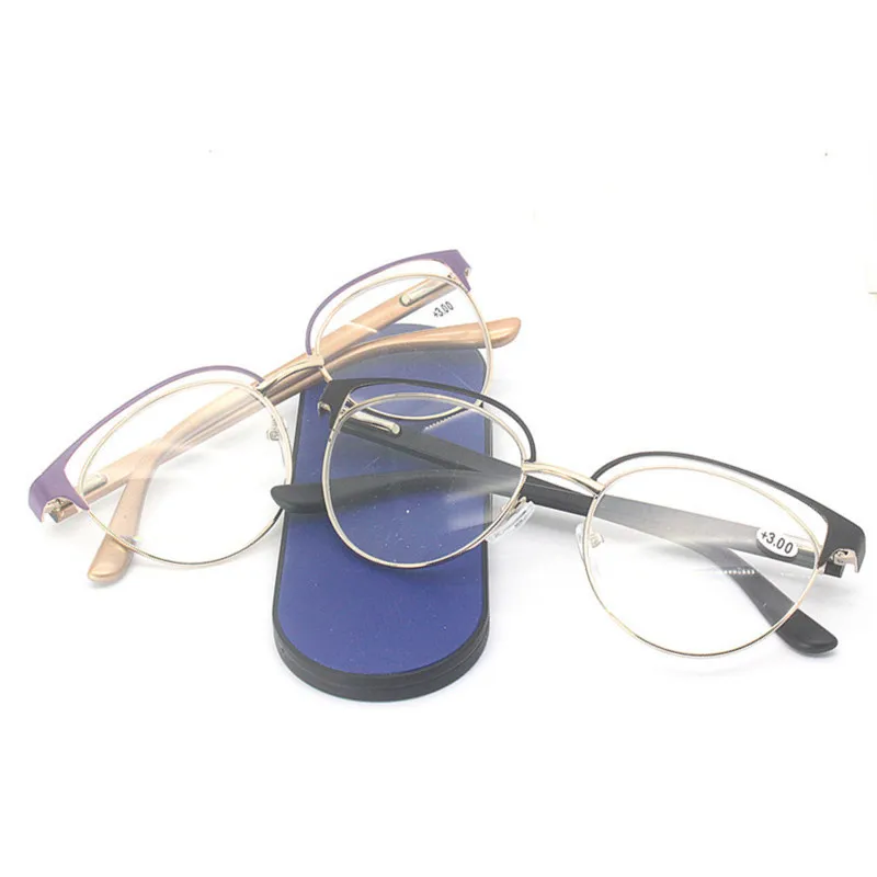 Ahora Luxury Women Cat Eyes Reading Glasses New Metal Hollow Prebyopia Hyperopia Eyeglasses Optical Glasses Eyewear 0+1.0to+4.0
Ahora Luxury Women Cat Eyes Reading Glasses New Metal Hollow Prebyopia Hyperopia Eyeglasses Optical Glasses Eyewear 0+1.0to+4.0