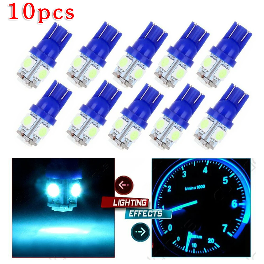 T10 194 168 2825 LED Lights 5050 SMD Dash Cluster Ice Blue Super bright 10Pcs Accessories
T10 194 168 2825 LED Lights 5050 SMD Dash Cluster Ice Blue Super bright 10Pcs Accessories