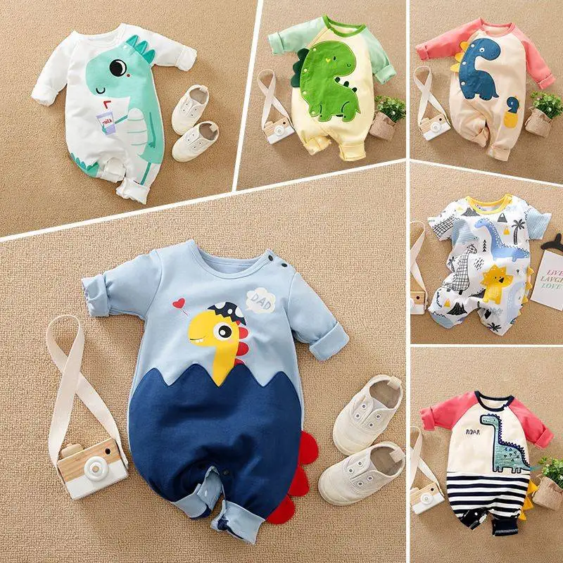 NEW Summer Newborn Baby Boys Girls Romper Infant Short Sleeve Kids Clothes Cute Animal Dinosaur Toddler Jumpsuit Clothing 0-24M
NEW Summer Newborn Baby Boys Girls Romper Infant Short Sleeve Kids Clothes Cute Animal Dinosaur Toddler Jumpsuit Clothing 0-24M